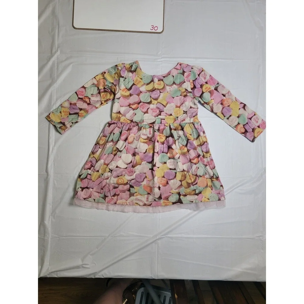 Girls dress, Children's Place, candy heart, Valentine's Day,‎ Size 4T